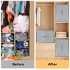 Minicoco Duvet Storage Bags with Zips Self Compression Storage Bags
