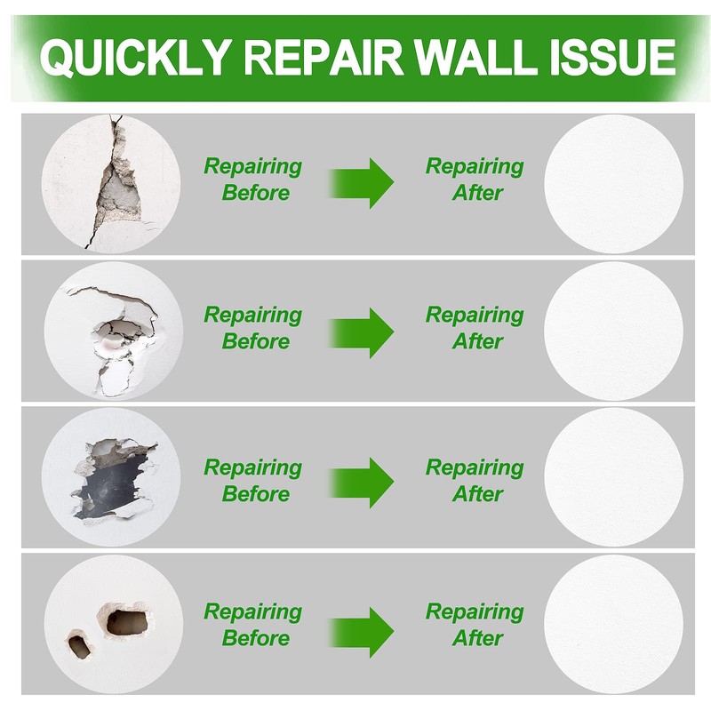 FixBuild Drywall Repair Kit, 13 Piece Aluminum Wall Repair Patch