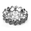 6in Mecanum Wheel Metal Right with 16pcs TPU Rubber Rollers