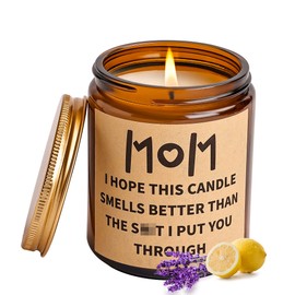 Mothers Day Gifts for Mom from Daughter, Mom Gifts, Funny Birthday Christmas Mother's Day Gifts for Mom, Mom Birthday Gifts from Daughter, Lavender Soy Scented Candles