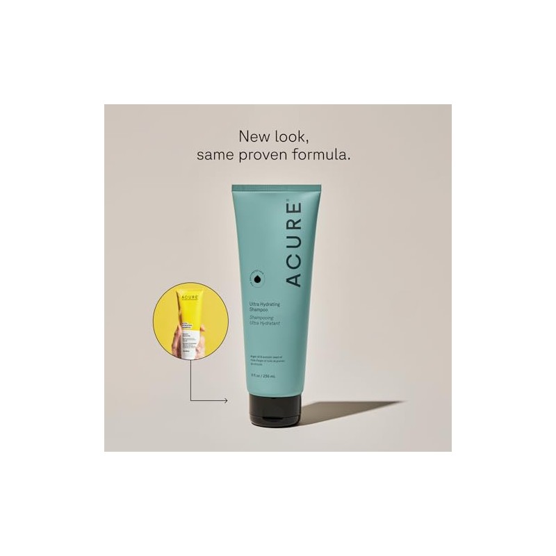 Acure | Shampoo Ultra Hidratante para Cabello Seco y Dañado