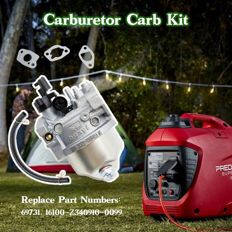 69731 Carburetor Carb Fit for Predator 173cc PowerSmart DB2321SR 170cc