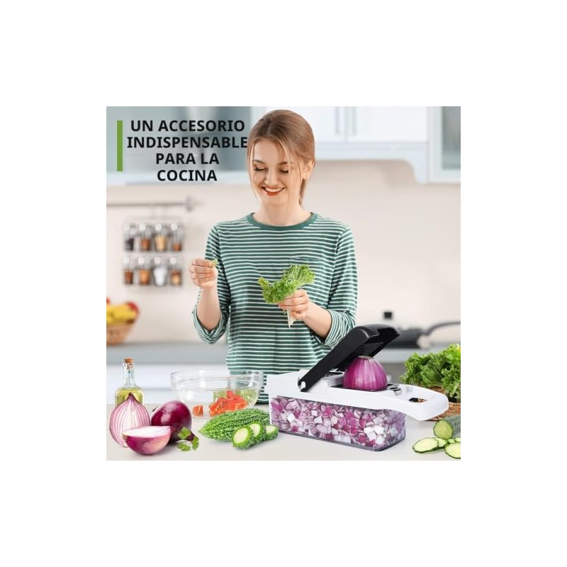 Picadora de Verduras, Jasuvii Cortador de Verduras Mandoline 15 en
