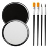 Erinde Pintura Profesional Para Rostro y Cuerpo, #Negro + Blanco