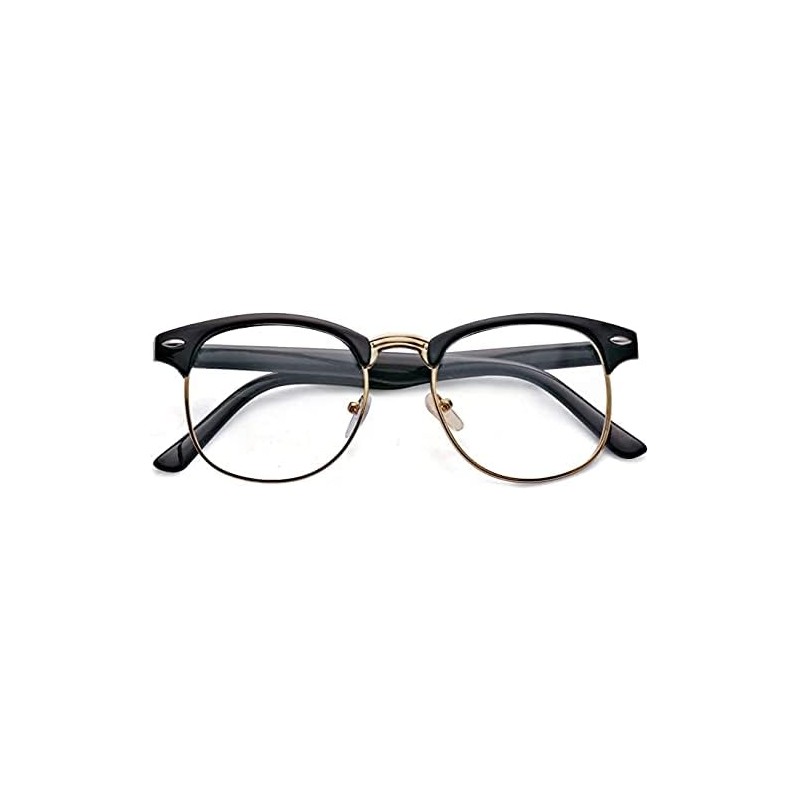 Kelens Myopia Glasses Half Frame Computer Glasses Retro Myopia Nerd