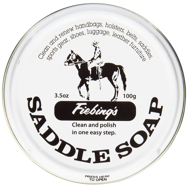 Fiebing's Fiebing's White Saddle Soap for Leather (3.5 oz Tin)
