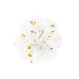 PLH Medium Gold Dot Puff Hair Clip