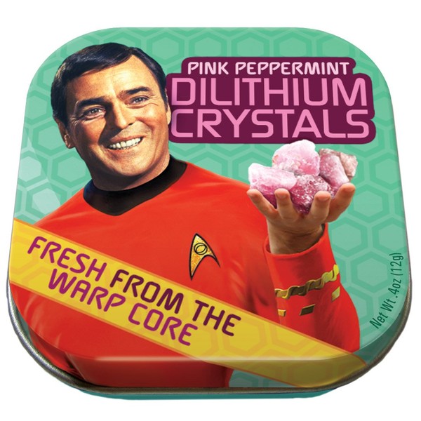 Star Trek Dilithium Crystal Pfefferminzdrops | Originelles Geschenk für Trekkies und Pfefferminz Liebhaber | Zuckerfrei | Pfefferminz bonbons | Geschenk für Star Trek Fans zu Geburtstag, Weihnachten