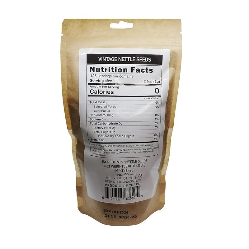 Vintage Nettle Seeds 250g (8.81oz) Pack of 4