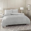 Nestl Light Grey Duvet Cover Full Size - Soft Full