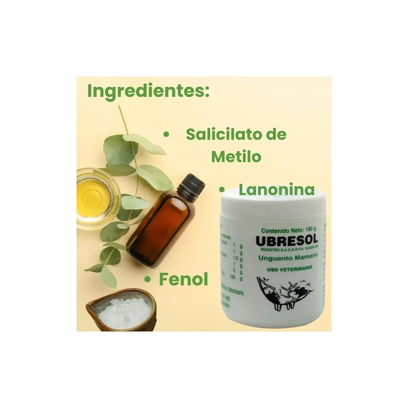 Balsamo Blanco Y Pomada Para Golpes Ubresol