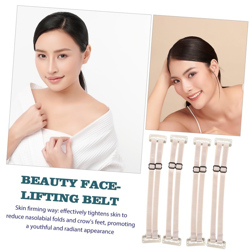 IWOWHERO 10pcs Elastic Face Band - Adjustable Face Tightening and