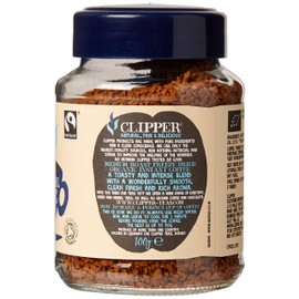 Clipper Fairtrade Medium Roast Organic Arabica Coffee 100 g (Pack of 2)