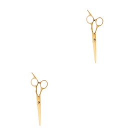 Beavorty 2 Pcs Quality Hair Cutting Scissors Thinning Scissor Clippers Stainless Steel Easy to Use