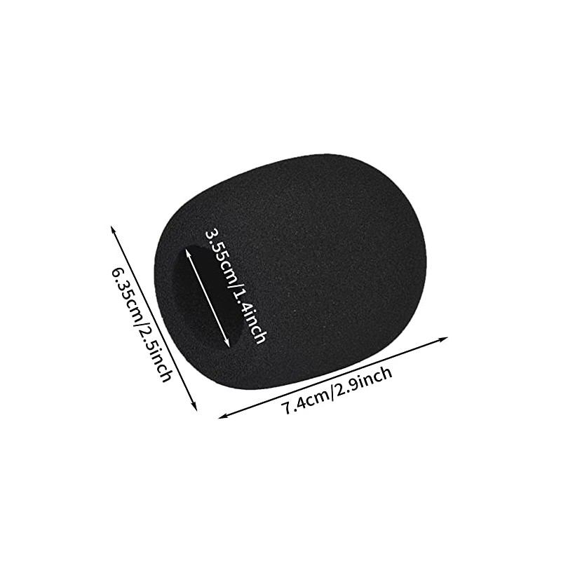 10pcs Microphone Mic Cover Foam Handheld Microphone Windshield, Fits SM58,