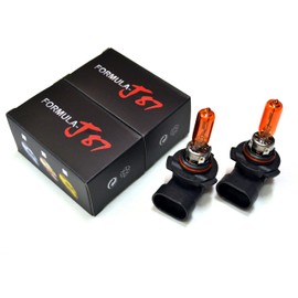 Formula-J87 Halogen Orange Amber 2000K Head Light DRL Bulb Replacement Upgrade Stock Lamp (Pack of 2) (9005 HB3 65W), FJHB2000K