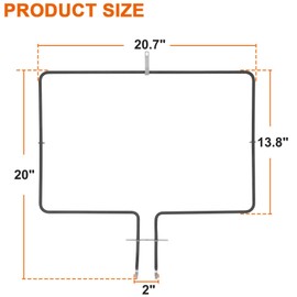 W10779716 Range Oven Bake Element Replacement for Whirlpool KitchenAid Also Compatible With Maytag Jenn-Air AP5970727, PS11703285 W10289097, W10774342 4161369 JDS, JES, JIS, KER, KFE, KSE, MER