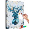 murando - Paint by Numbers Deer Winter Christmas 40 x