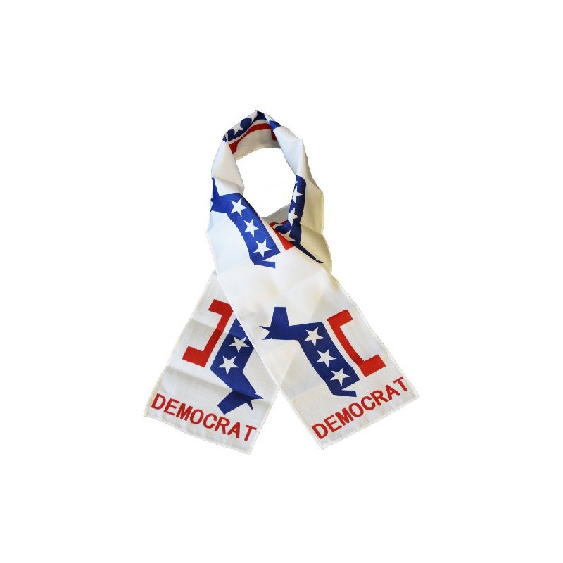 Flagline Democrats - Lightweight Polyester Scarf