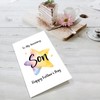 Supoeguk Sweet Star Father's Day Card for Son, Cute Fathers