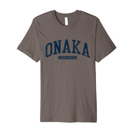 Onaka South Dakota SD College University Style Blue Premium T-Shirt
