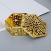 Garneck 12X CANDY BOX- Classic Royal Style Hexagonal Openwork Box,