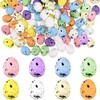 XIABYAYU Miniature Easter Eggs, Pack of 100 Small Colourful Easter