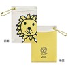 Miffy BN2083OW Women's Lion Double-Sided Pass Case, white (off-white)