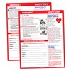 Adult CPR and Heart Attack and Stroke, Rescue Charts (2