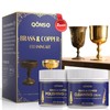 QONS Brass Polish Copper Cream Cleaner Kit - Instant Polishing