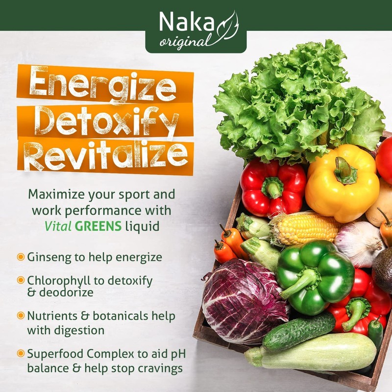 NAKA Naka Vital Greens 500ml, nutrient and enzyme-rich, Superfood