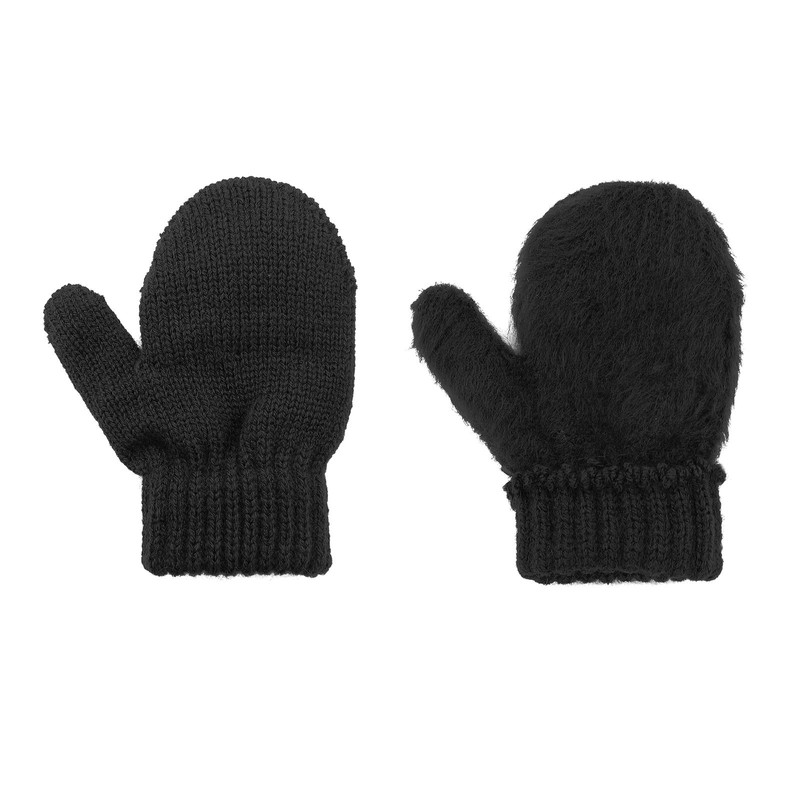 American Trends Kids Winter Toddler Mittens Multicolor Soft Knitted Gloves