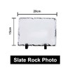 MR.R Sublimation Blanks Slate Plate Rectangular Photo Frame Custom Photo