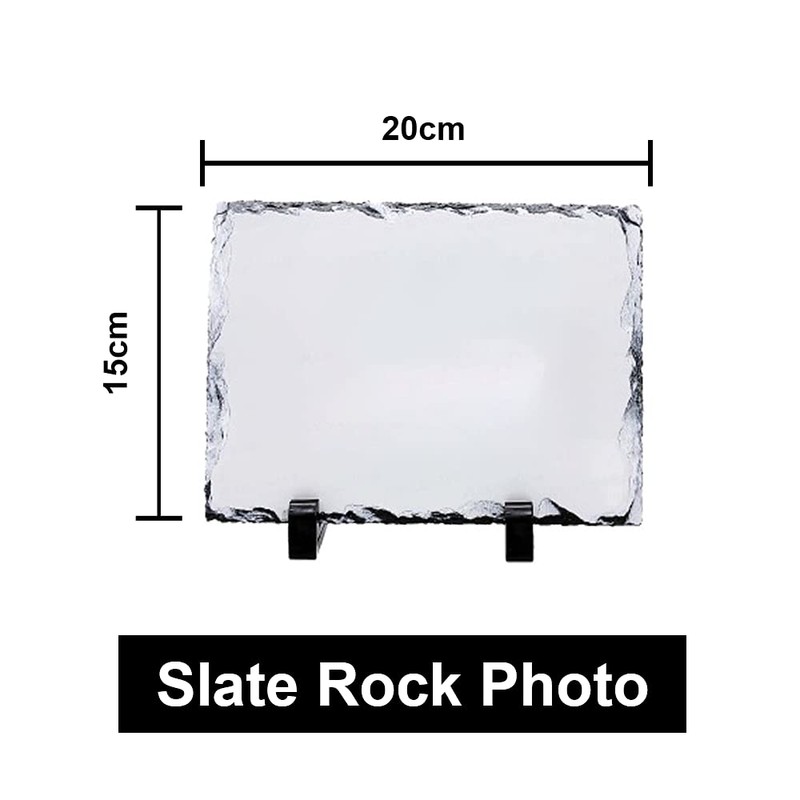 MR.R Sublimation Blanks Slate Plate Rectangular Photo Frame Custom Photo
