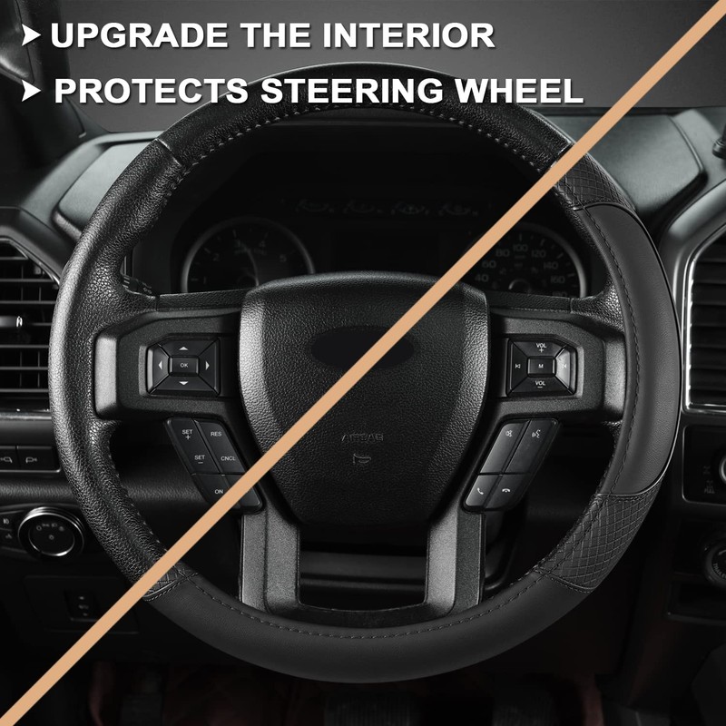 GIANT PANDA Steering Wheel Cover for Ford F150 F250 F350