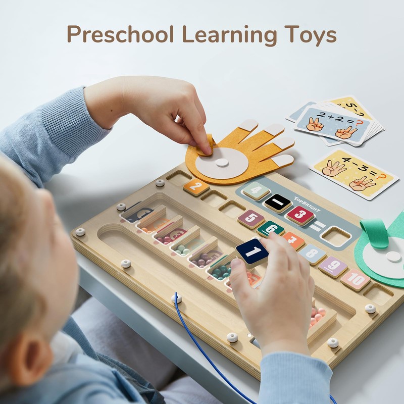 TOP BRIGHT Montessori Learning Toys for 3 4 5 +