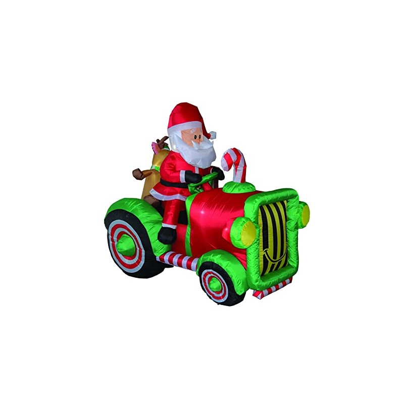 Ace Trding-Four Seasons Air Blown Santa with Tractor Inflatable