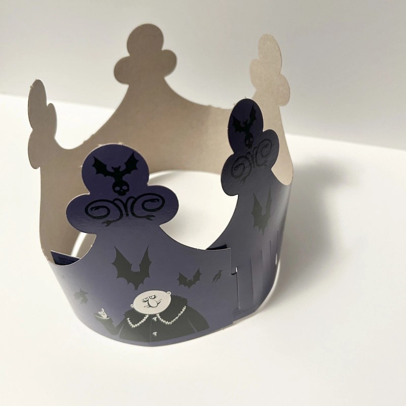 Burger King x Addams Family 2024 Collab Paper Crown Collectible