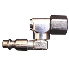 A+MAX SP720NPT-14F2, NPT Female thread,1/4' Air Tool Compact All Steel Swivel quick plug, 100% leak proof, 2 Piece Pack (not recommended for heavy impact tools)
