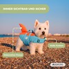 Mobiclinic, Dog Life Jacket, Shark Fin Design, Rescue Handle, Adjustable