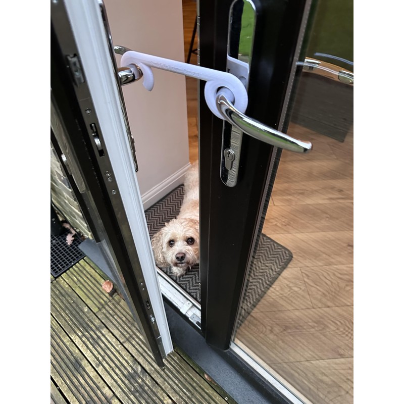 Patio Door Breezer, French Door Stay Open Hook, Air Circulation,