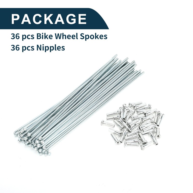 TUCKBOLD 145mm Length 14G Bicycle Steel Spokes Bike Wheel Spokes