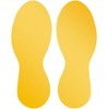 Durable Floor Stickers Footprint Removable 90 mm x 0.2 mm