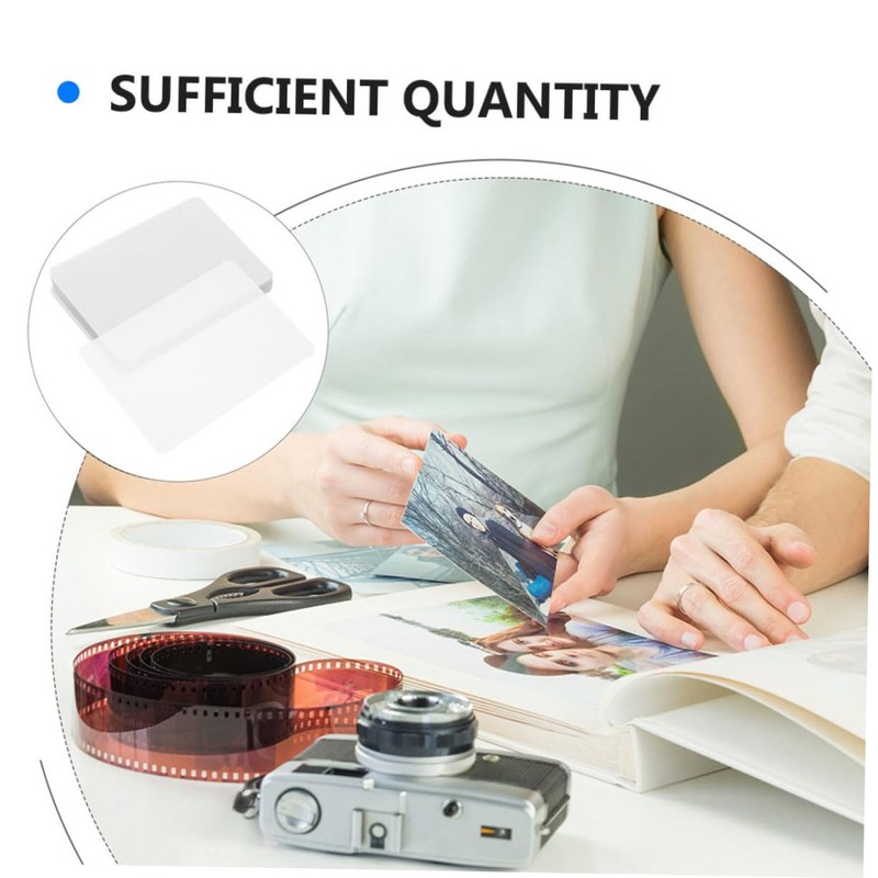 jojofuny 100pcs Sheets Clear Laminating Sheets for Documents Thermal Laminating