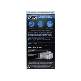 Just for men Moustache & Beard, Beard Dye For Grey Hair With Brush Included, Eliminates Grey For A Thicker & Fuller Look - Colour: Dark Brown, M-45, 2 Count (Pack of 1)