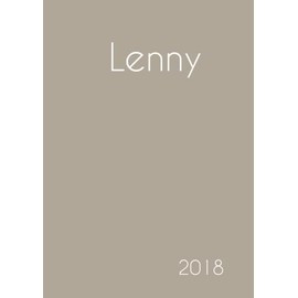 2018: Namenskalender 2018 - Lenny - DIN A5 - eine Woche pro Doppelseite