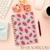 WFSM Strawberry Notebook, Pink Strawberry Journal, Strawberry Journal, Strawberry Gifts