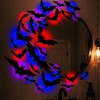 LED Bats Halloween Decoration, 3D Bat Wall Lights for Door/Window