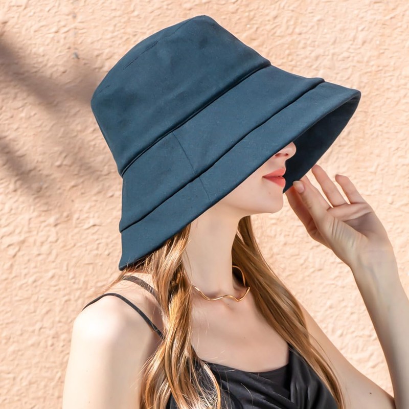 QUEENHEAD Women's Hat, UV Protection, 100% Light Blocking, Large Size,