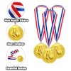 Xlong Pack of 12 Football Medals, Medals Competition, Metal Medals,